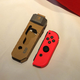 Once you’re done building it, the right Joy-Con slips right inside the card board key. The left Joy-Con goes inside the pedal kit.